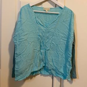 Blue long sleeve shirt